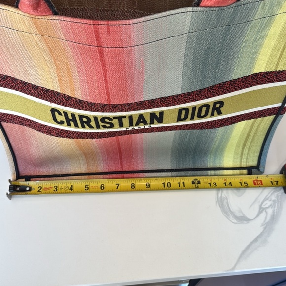 Dior Book Tote Canvas Multicolour, Large - Picture 12 of 14